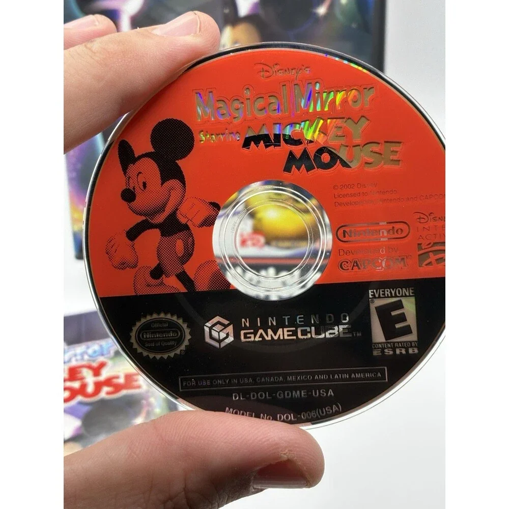 Disney's Magical Mirror Starring Mickey Mouse (Nintendo GameCube, 2002) Complete